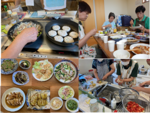 お結び　調理実習